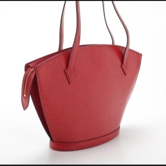 LOUIS VUITTONEpi Saint Jacques Castillan Red Purse